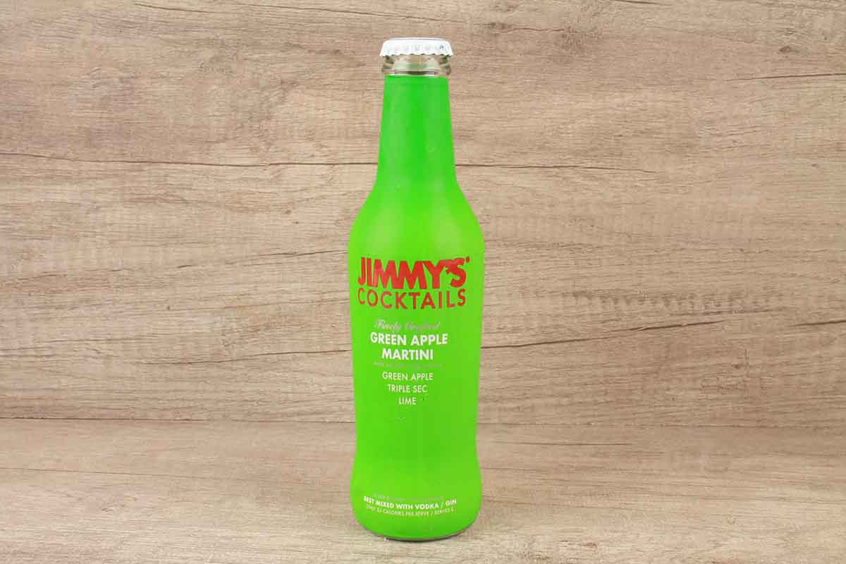 Jimmys Green Apple Martini Drink 250 Ml