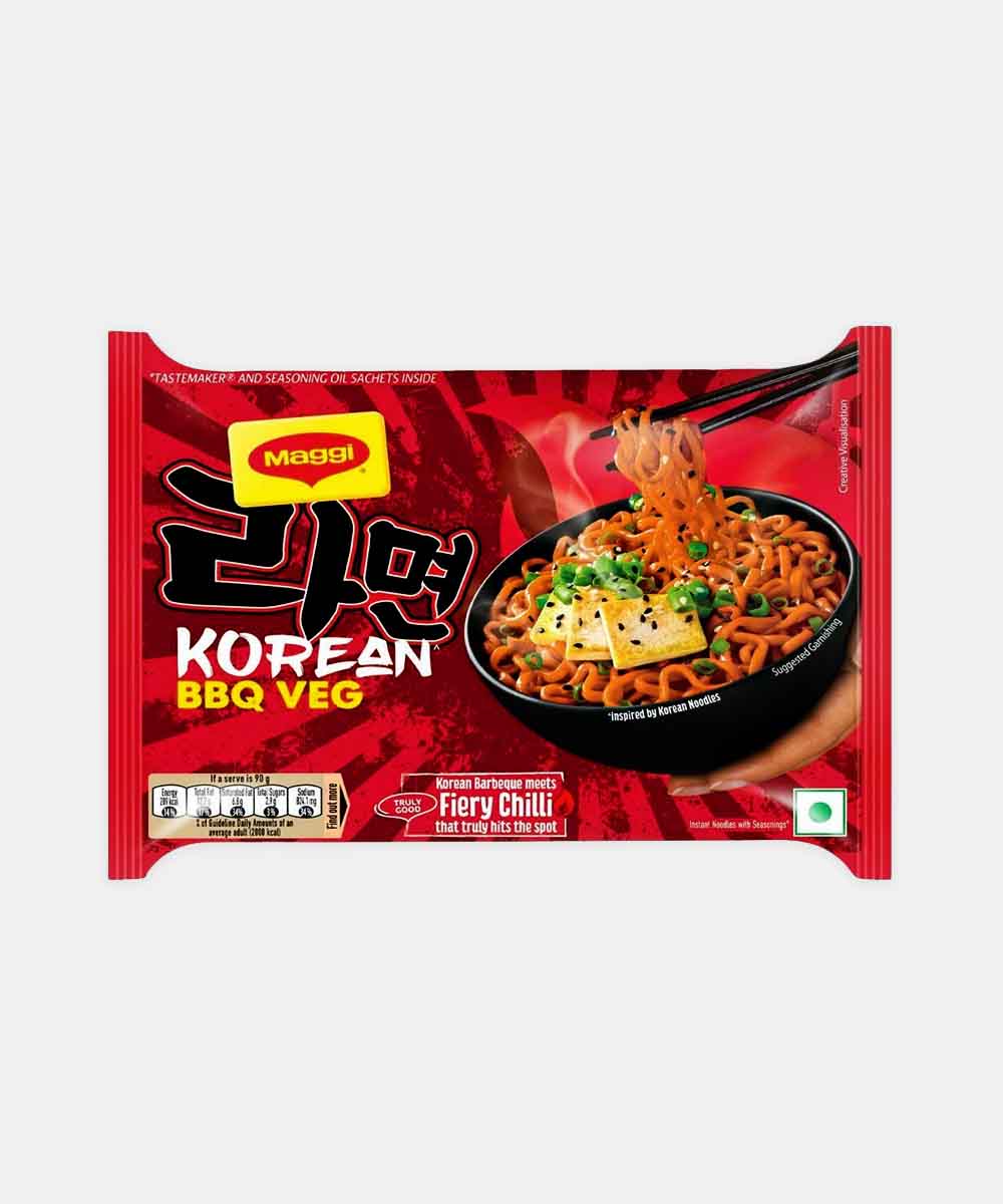 Maggi Korean Bbq Veg Noodles 90 Gm