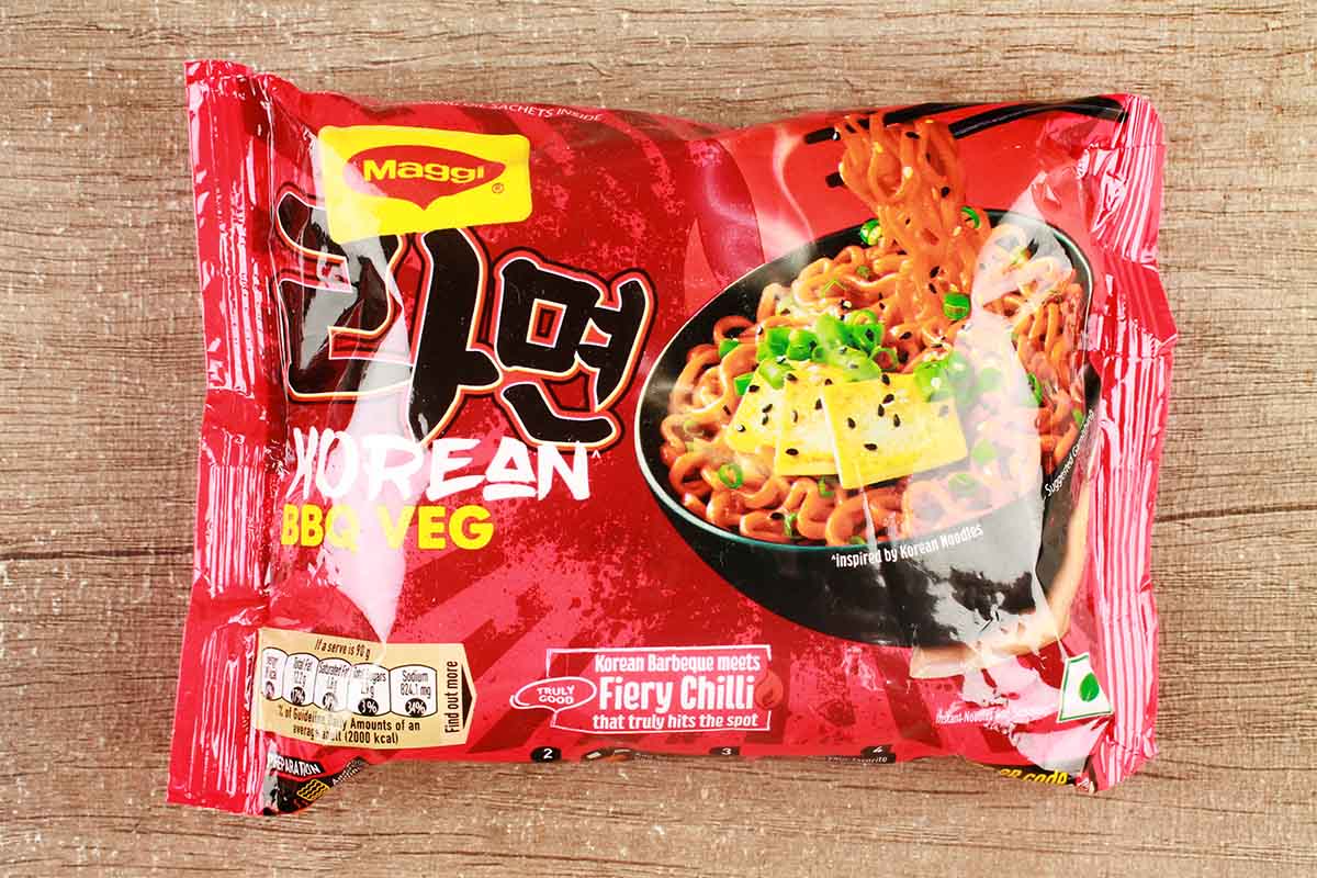 Maggi Korean Bbq Veg Noodles 90 Gm