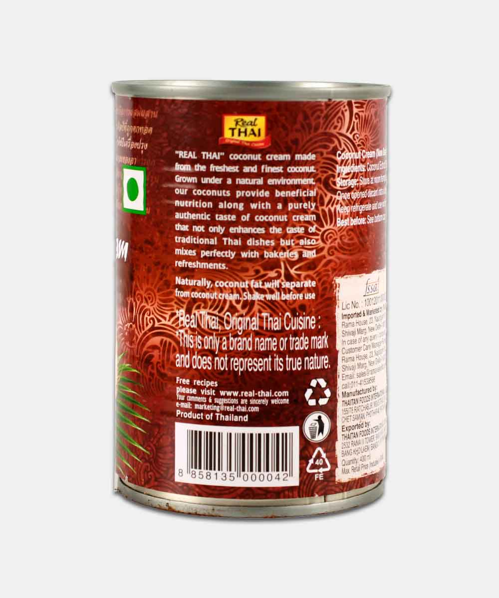 Real Thai Coconut Cream 400 Ml