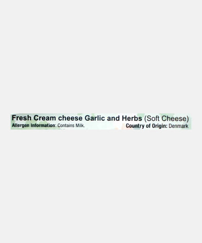 Arla Garlic & Herbs Lactofree Fresh Cheese 200 Gm