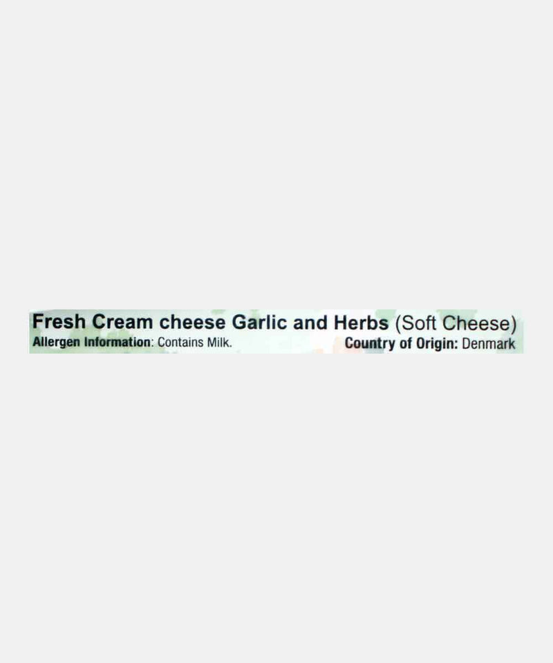 ARLA GARLIC & HERBS LACTOFREE FRESH CHEESE 200 GM