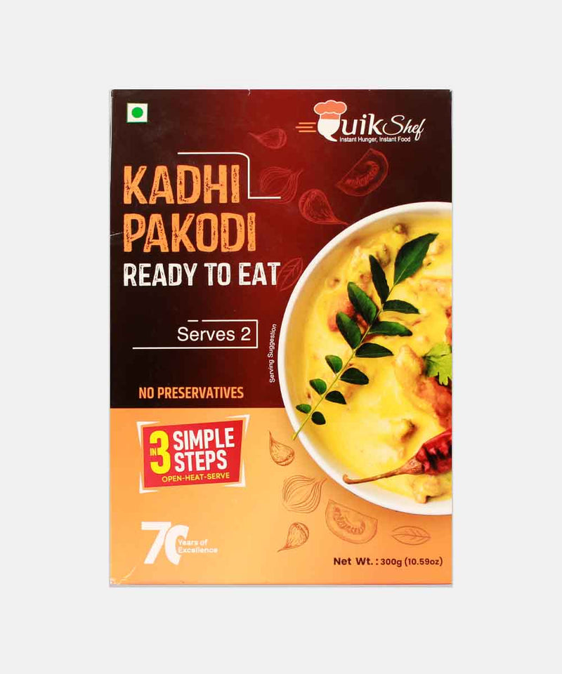 QUIK SHEF READ TO EAT KADHI PAKODI 300 GM