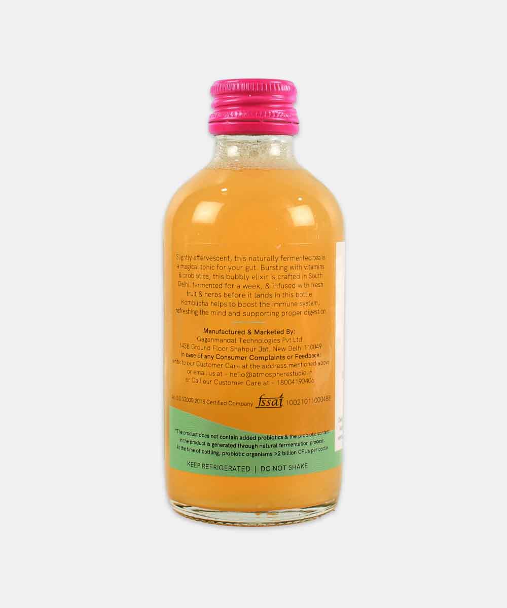 Atmosphere Sparkling Probiotic Lime Kombucha 210 Ml