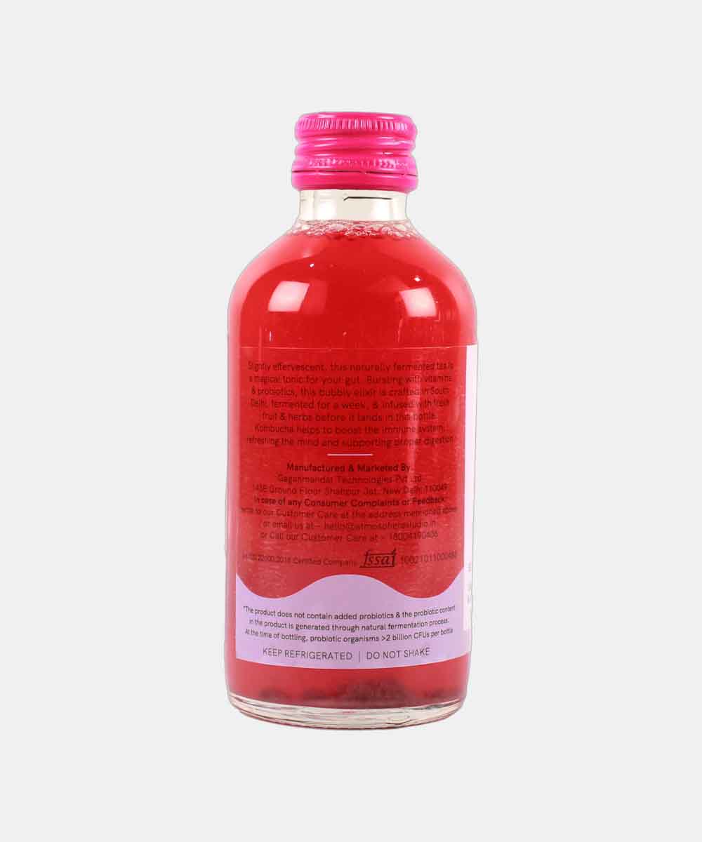 Atmosphere Sparkling Probiotic Blueberry & Lavender Kombucha Tea 210 Ml
