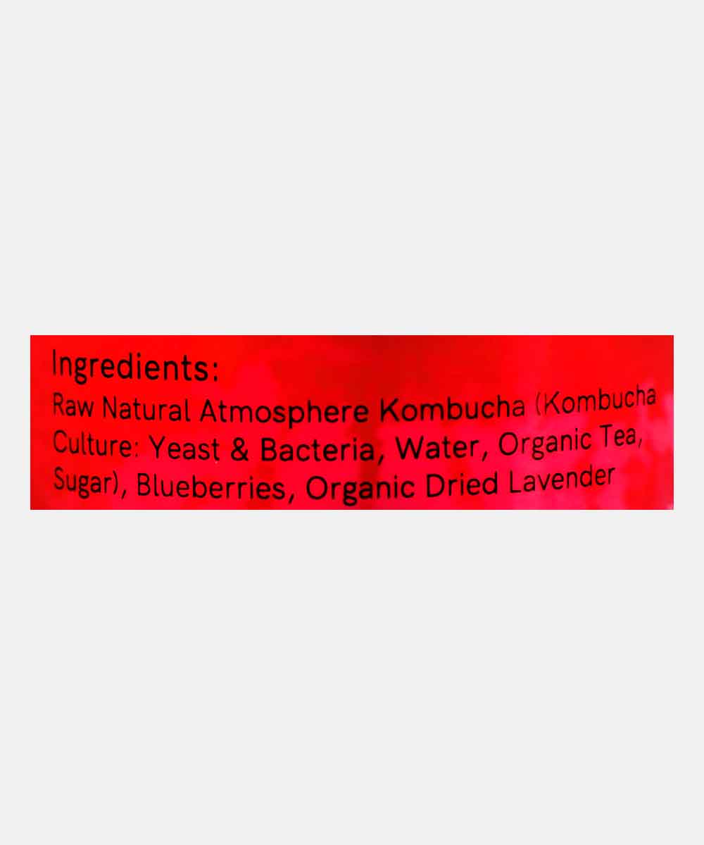 Atmosphere Sparkling Probiotic Blueberry & Lavender Kombucha Tea 210 Ml