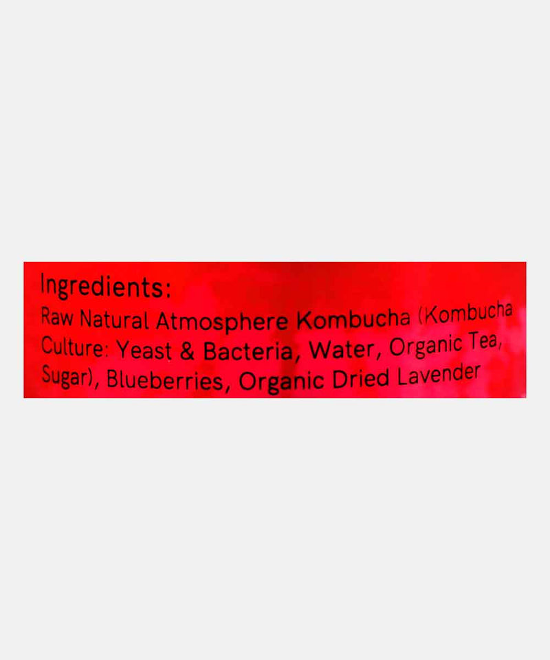 ATMOSPHERE SPARKLING PROBIOTIC BLUEBERRY & LAVENDER KOMBUCHA TEA 210