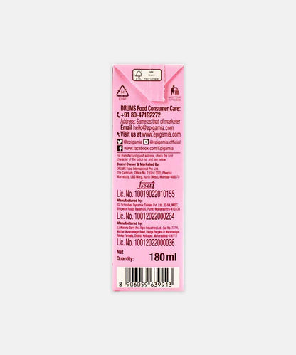 Epigamia Strawberry Milkshake 180 Ml