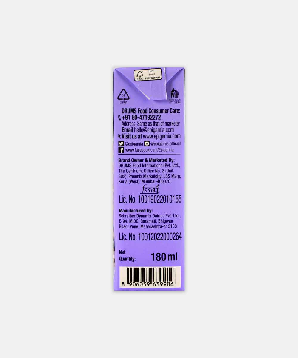 Epigamia Vanilla Milkshake 180 Ml