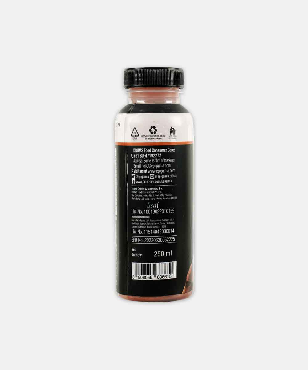 Epigamia 0 Added Sugar 25G Proeint Chocolate Milkshake 250 Ml