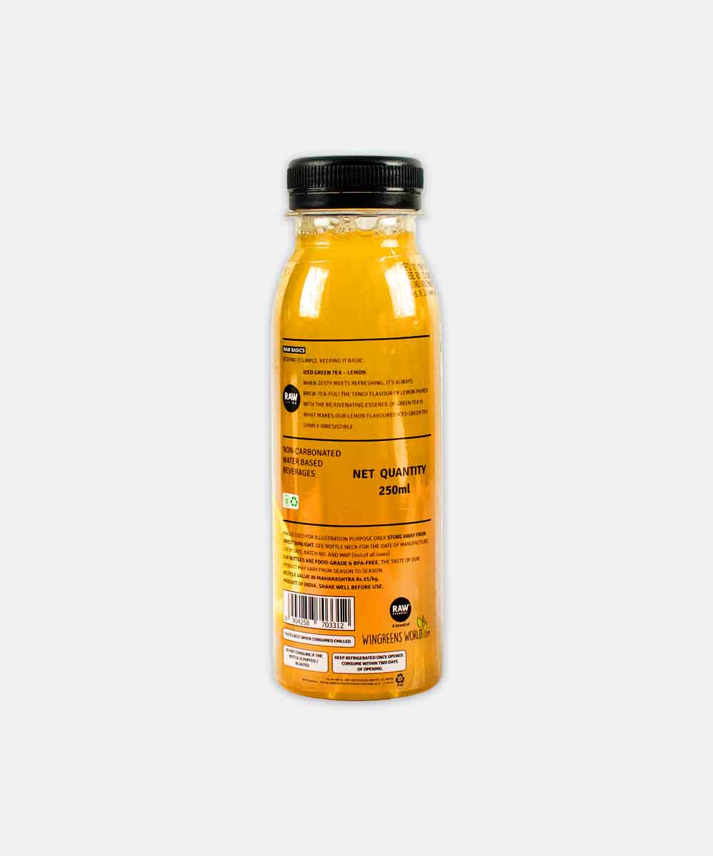 Raw Pressery Green Ice Tea Lemon Tea 250 Ml
