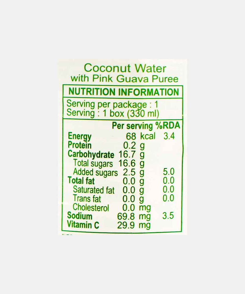 foco coconut water with pink guava 330