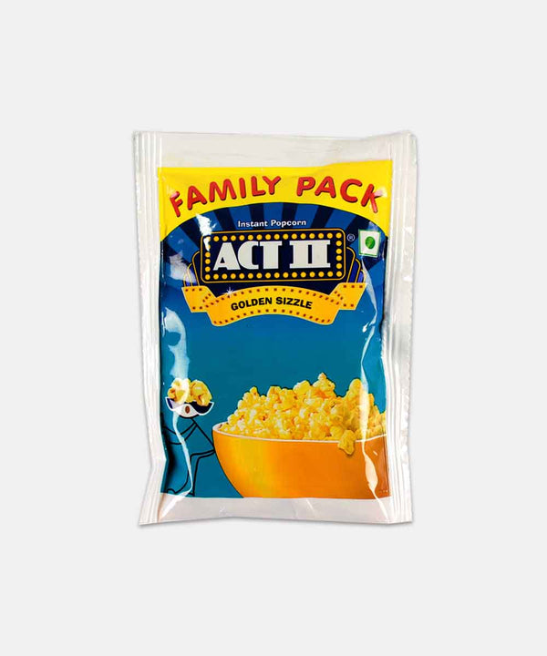 act golden sizzle instant popcorn 150