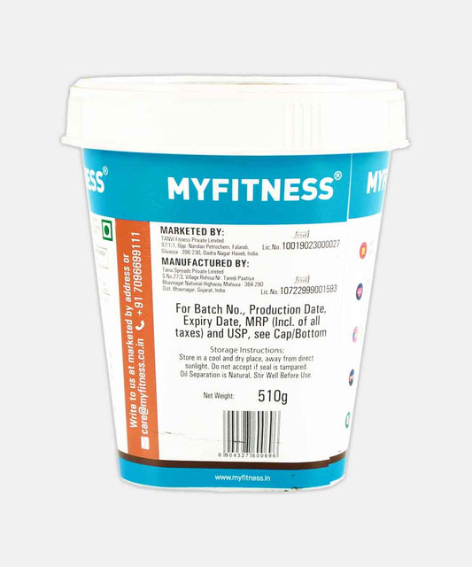 Myfitness Chocolate Butter With Almond Crunch Spread 510 Gm
