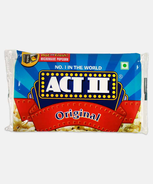 Act Ii Original Microwave Popcorn 99 Gm