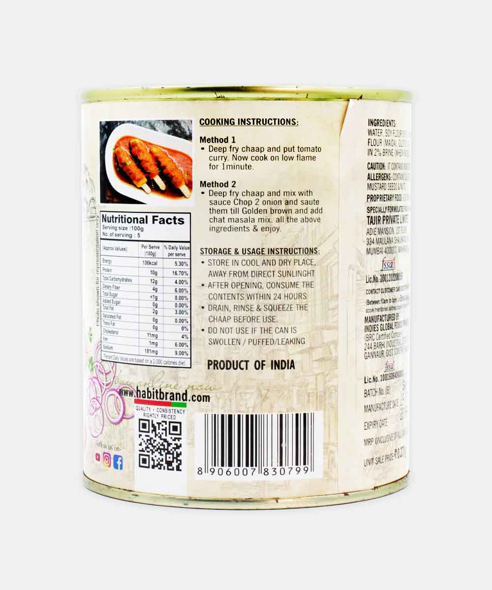 Habit Soya Chaap 850 Gm