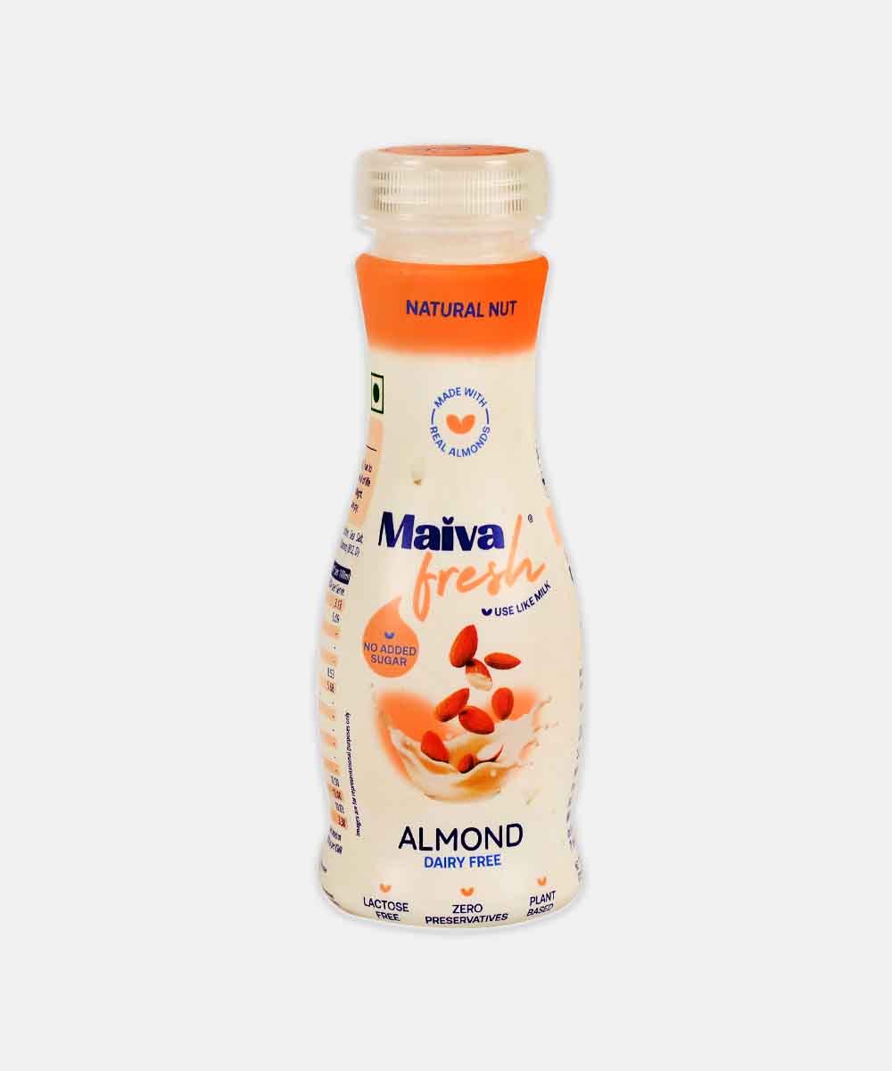 Maiva Fresh Natural Nut Sugar Free Almond Milk 250 Ml