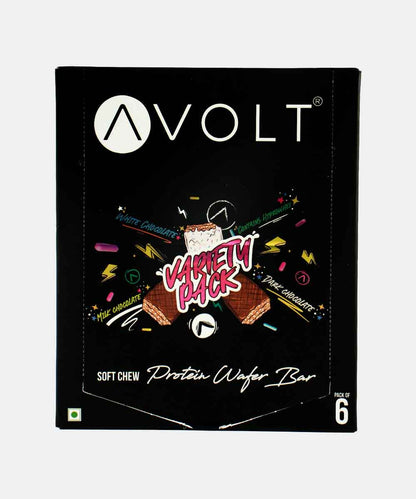 Avolt Variety Pack Protein Wafer Bar 6 Pc 300 Gm