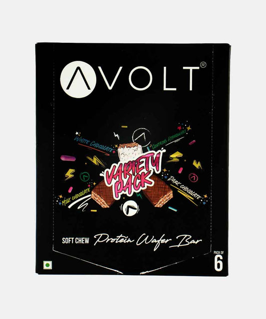 Avolt Variety Pack Protein Wafer Bar 6 Pc 300 Gm