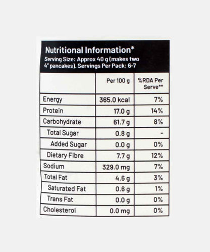 Mille Classic Millet Pancake Mix 250 Gm