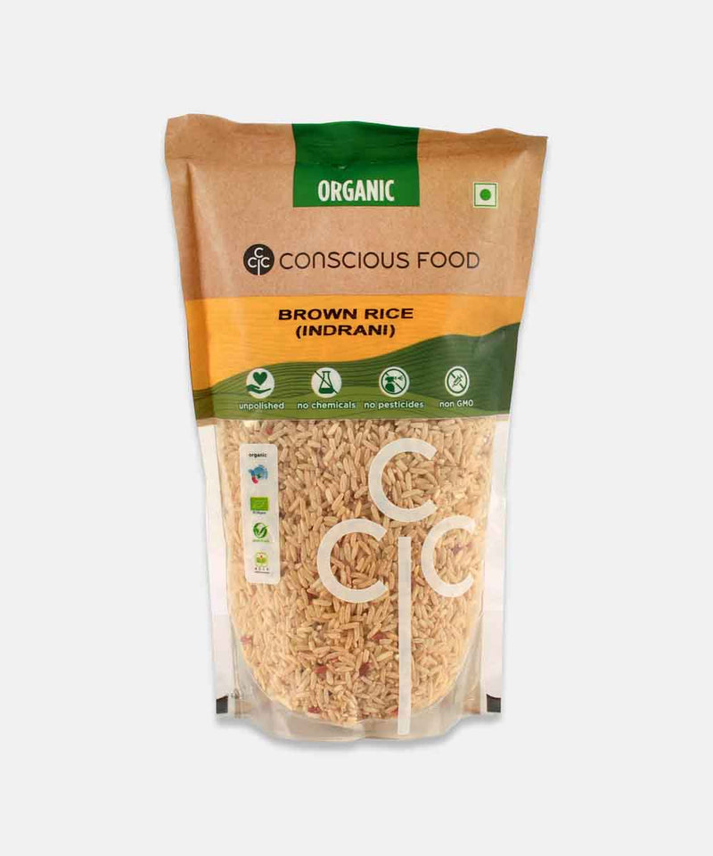 CONSCIOUS FOOD BROWN RICE INDRANI