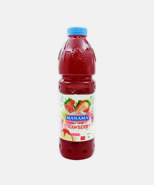 Manama Strawberry Crush Syrup 1 Ltr
