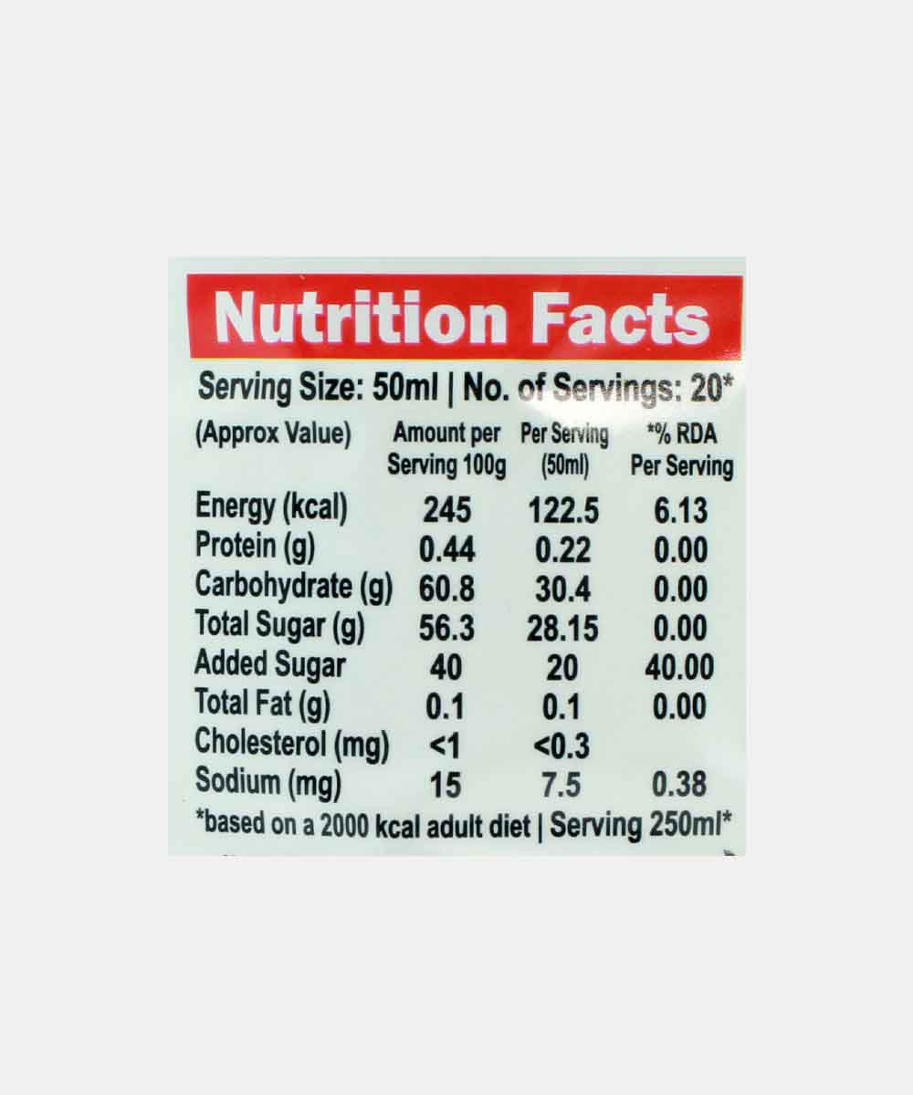 Manama Strawberry Crush Syrup 1 Ltr