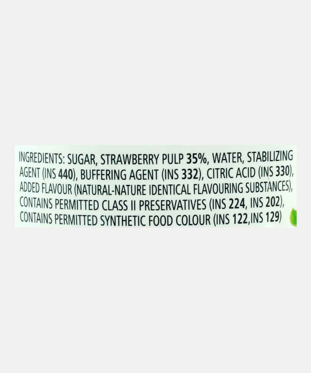Manama Strawberry Crush Syrup 1 Ltr