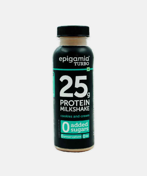 epigamia 25g protein cookies and cream milkshake 250