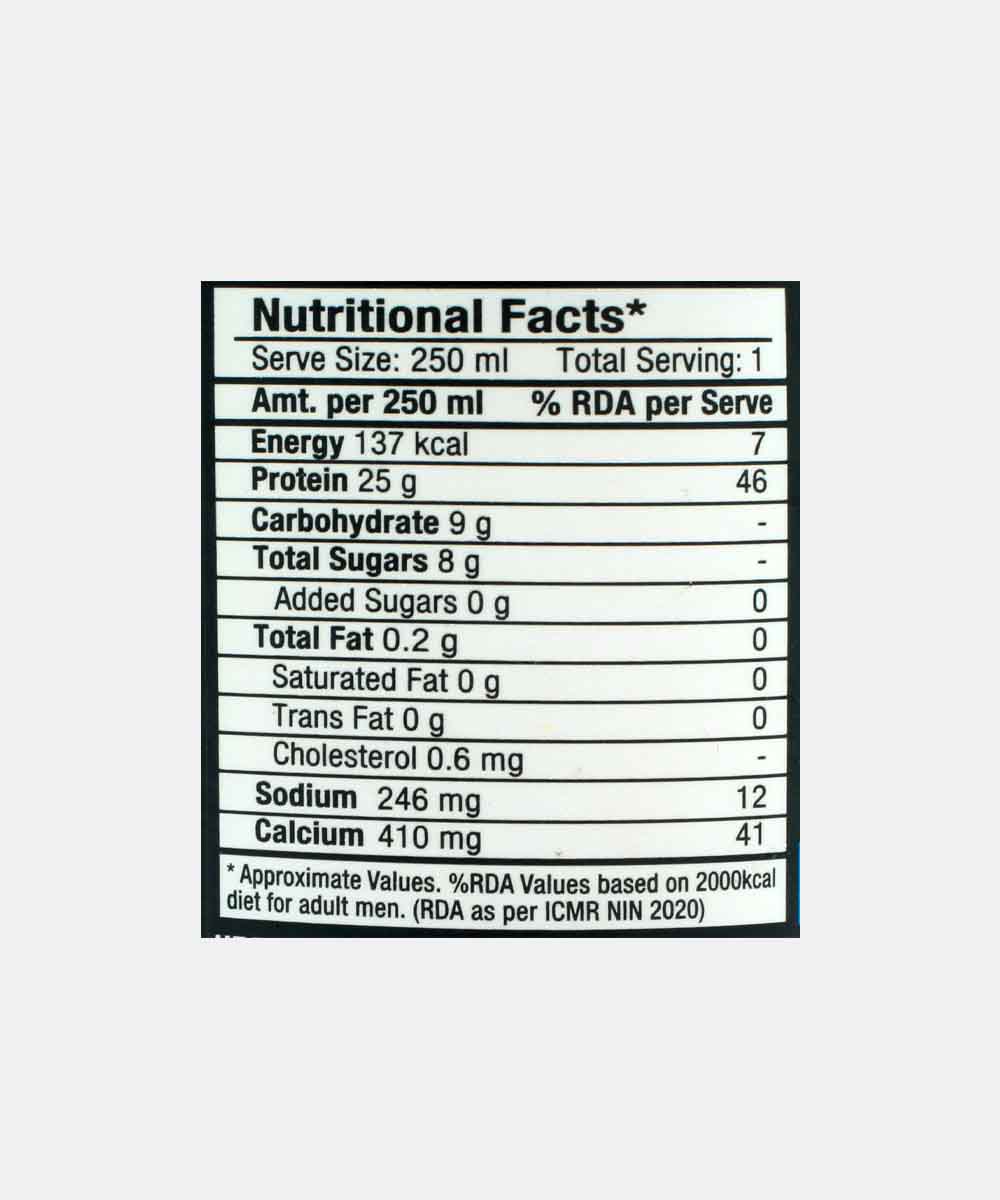 Epigamia 25G Protein Cookies And Cream Milkshake 250 Ml