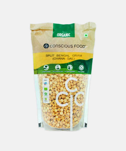 Conscious Food Split Chana Dal 500 Gm