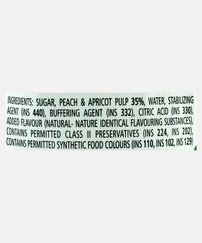 Manama Peach & Apricot Crush Syrup 1 Ltr