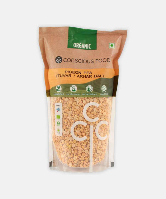 Conscious Food Tuvar Dal 500 Gm