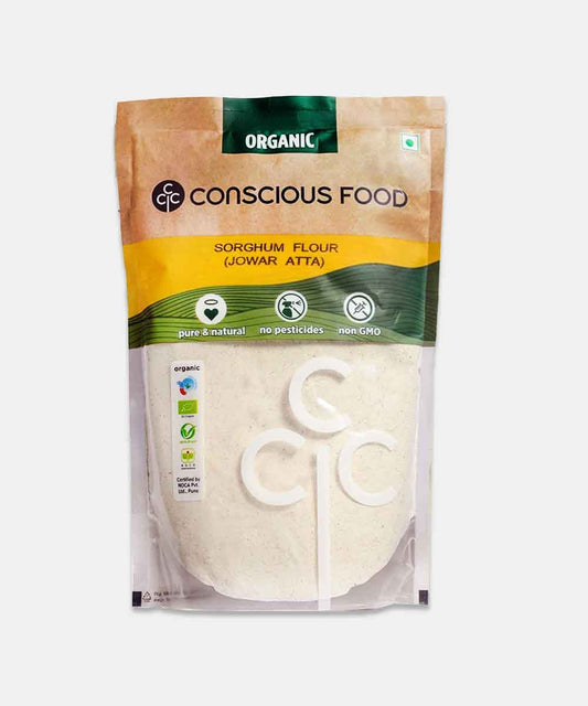 Conscious Food Sorghum Jowar Atta 500 Gm