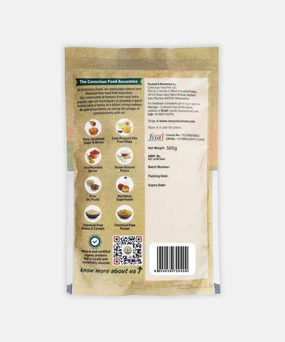 Conscious Food Finger Millet Flour Ragi Atta 500 Gm