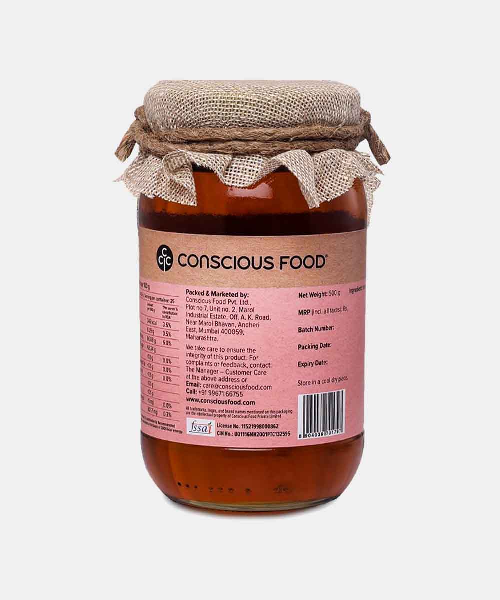 Conscious Food Wild Forest Honey Raw Natural 500 Gm
