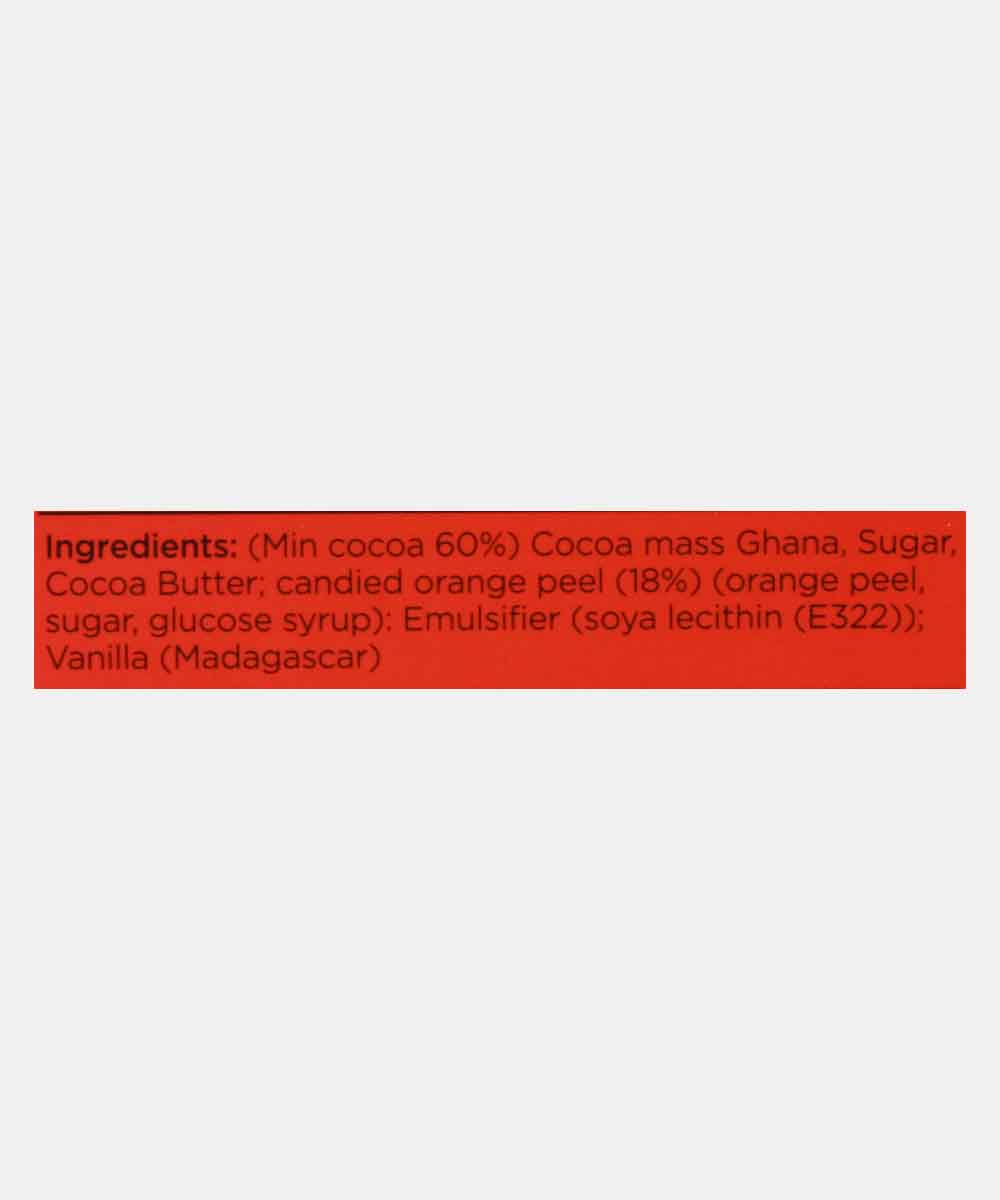 Entisi Candied Orange 60% Dark Chocolate 80 Gm