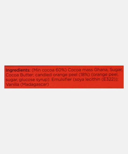 Entisi Candied Orange 60% Dark Chocolate 80 Gm