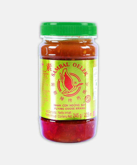 Flying Goose Sambal Oelek Chili Paste 245 Gm