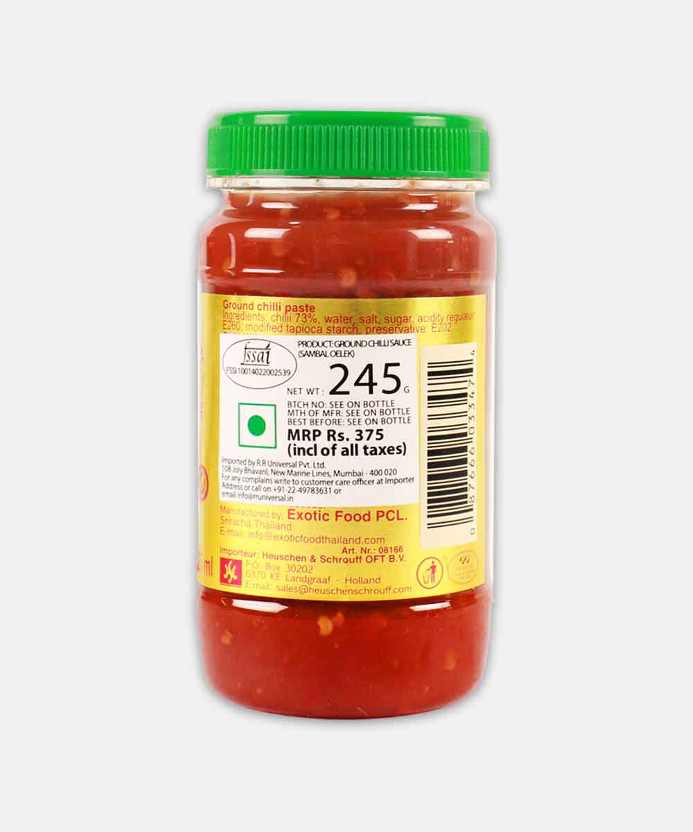 Flying Goose Sambal Oelek Chili Paste 245 Gm