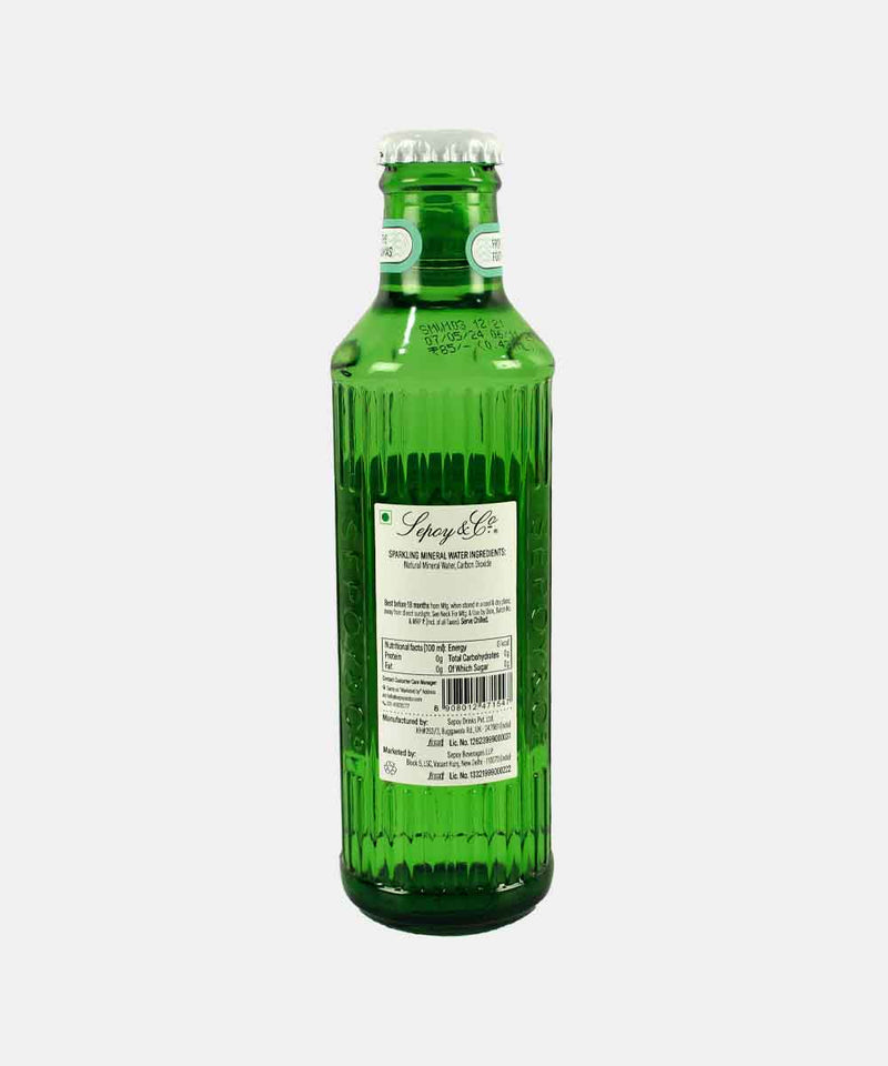 SEPOY & CO SPARKLING MINERAL WATER 200