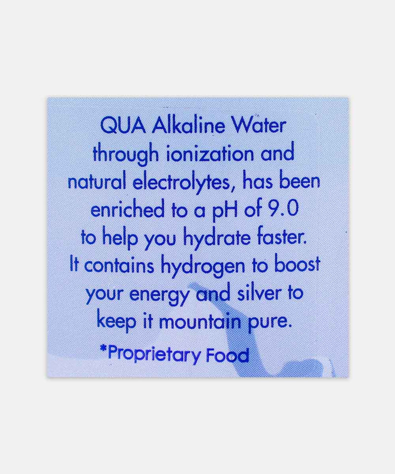 QUA ALKALINE WATER 1 LTR