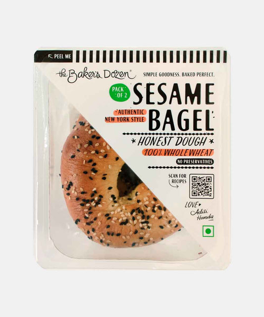 The Baker Dozen Sasame Bagel Bread 160 Gm