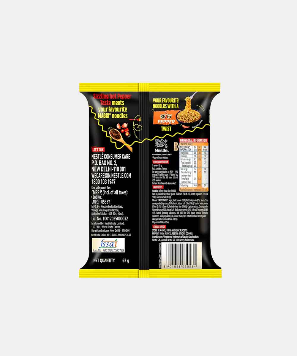 MAGGI SPICY PEPPER NOODLE 62G