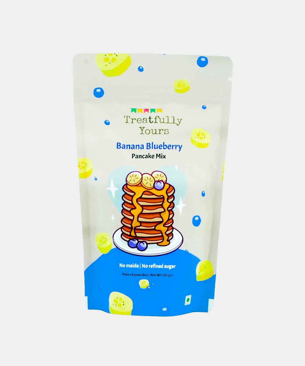 Treatfully Yours Banana Blueberry Pancake Mix 160 Gm