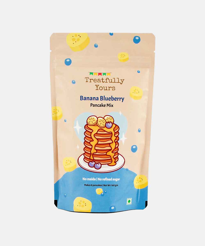 TREATFULLY YOURS BANANA BLUEBERRY PANCAKE MIX 160