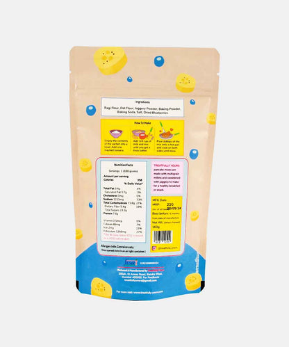 Treatfully Yours Banana Blueberry Pancake Mix 160 Gm