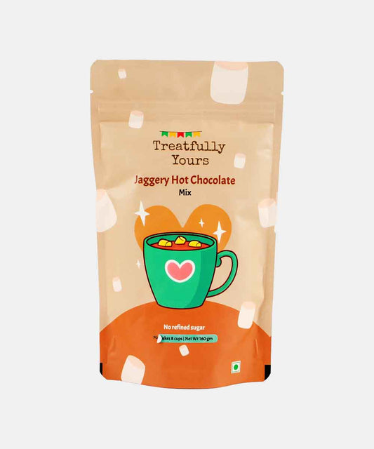 Treatfully Yoyrs Jaggery Hot Chocolate Mix 160 Gm