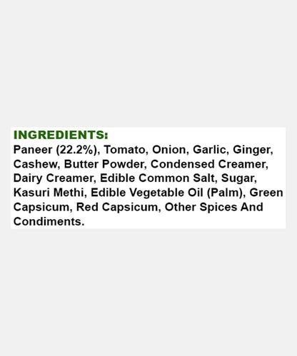 Neelam Freeze Dried Paneer Tikka Masala 95 Gm