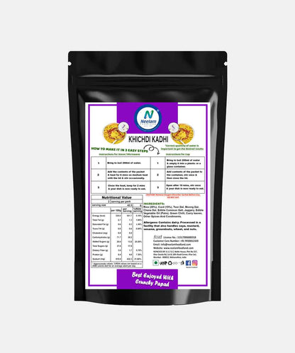 Neelam Freeze Dried Jain Kadhi Khichdi 95 Gm